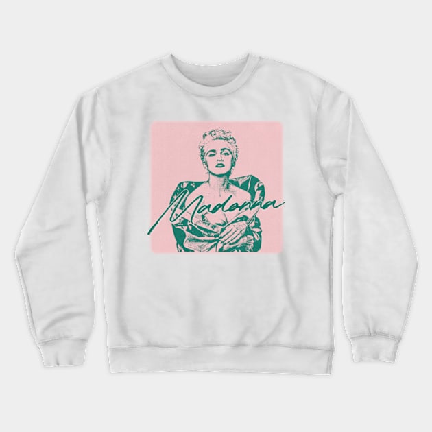 Madonna // Retro 80s Aesthetic Design Crewneck Sweatshirt by unknown_pleasures